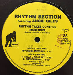 The music release of Rhythm Section (2), Rhythm Takes Control (House Mixes)