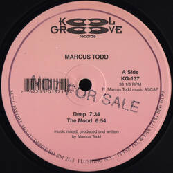 The music release of Marcus Todd, Deep