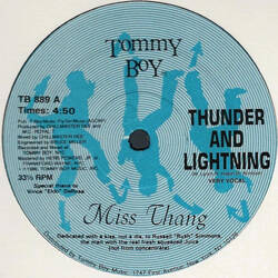 The music release of Miss Thang, Thunder And Lightning