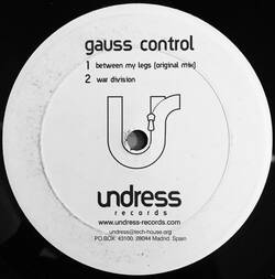 The music release of Gauss Control, Between My Legs
