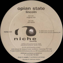 The music release of Opian State, Lincoln