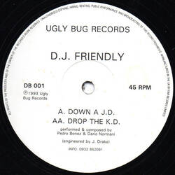 The music release of DJ Friendly (4), Down A J.D. / Drop The K.D.