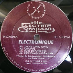 The music release of The Electric Company, Electronique