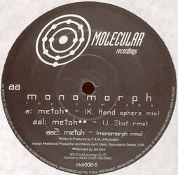 The music release of Monomorph, Metoh (The Remixes)