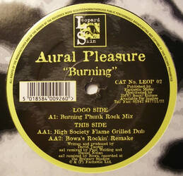 The music release of Aural Pleasure, Burning