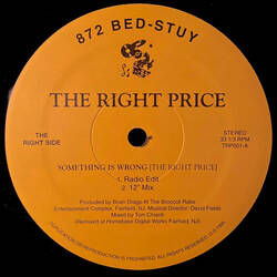 The music release of The Right Price, Something Is Wrong