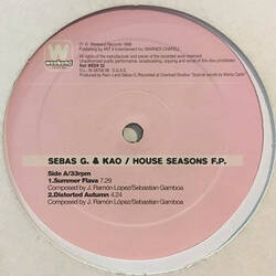 The music release of Sebas G. & Kao, House Seasons EP