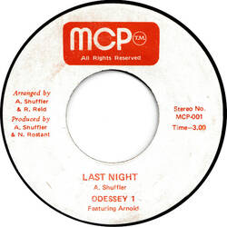 The music release of Odessey One, Last Night