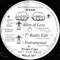 The music release of Alien Of Love, Alien Of Love