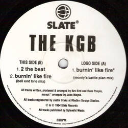 The music release of KGB, Burnin' Like Fire