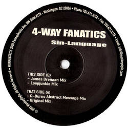 The music release of 4 Way Fanatics, Sin Language
