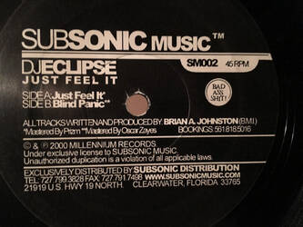The music release of DJ Eclipse, Just Feel It