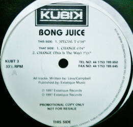 The music release of Bong Juice, Special T