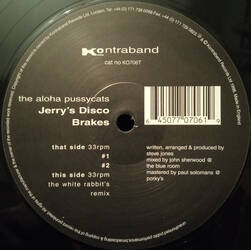 The music release of The Aloha Pussycats, Jerry's Disco Brakes