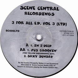 The music release of Control Phreaks, SY Walker, Lee Drummond, 3 For All E.P. Vol 3 (Ltd)