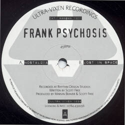 The music release of Frank Psychosis, Nostalgia / Lost In Space
