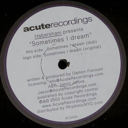 The music release of Habersham, Sometimes I Dream