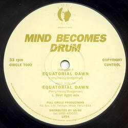 The music release of Mind Becomes Drum, Equatorial Dawn