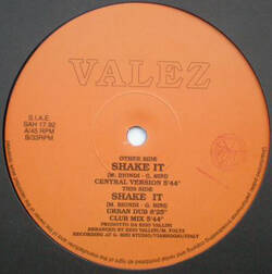 The music release of Valez, Shake It