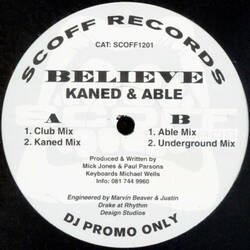 The music release of Kaned & Able, Believe