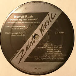 The music release of Donnell Rush, Perfect Day For Company