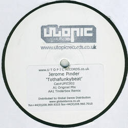 The music release of Jerome Pinder, Tothafunkybeat