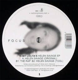The music release of 16 Bit Lolita's, Helen Savage EP