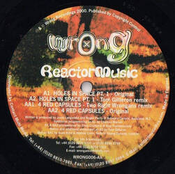 The music release of Reactor Music, Holes In Space