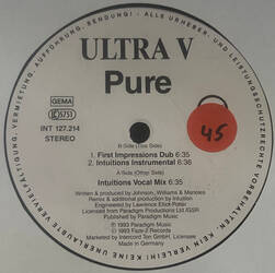 The music release of Ultra V, Pure