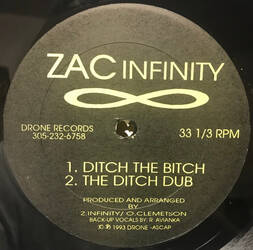 The music release of Zac Infinity, Ditch The Bitch