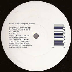 The music release of Jussi-Pekka Parikka, Work The EP