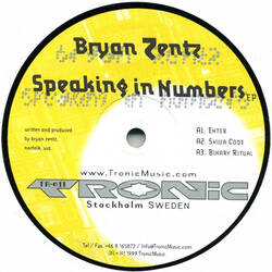 The music release of Bryan Zentz, Speaking In Numbers EP