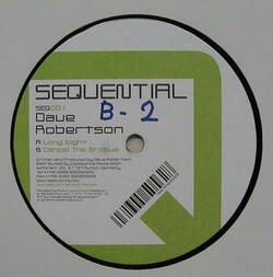 The music release of Dave Robertson, Long Night / Cancel The Groove