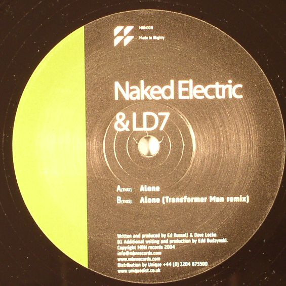 The music release of Naked Electric, LD7, Alone