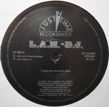 The music release of L.A.M. DJ, Give Me The Music
