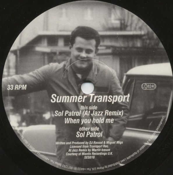 The music release of Summer Transport, Sol Patrol