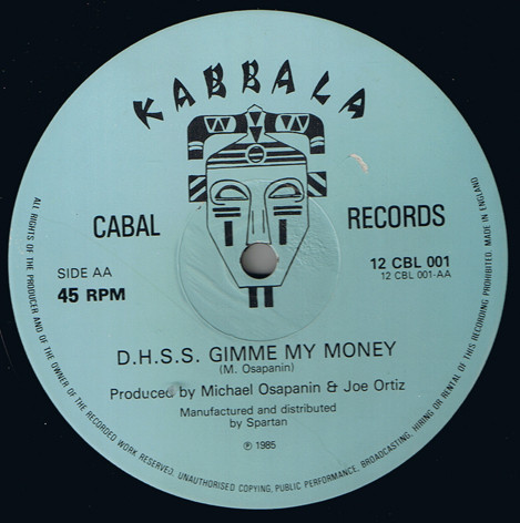 The music release of Kabbala, Get Back To Summer / D.H.S.S. Gimmie My Money