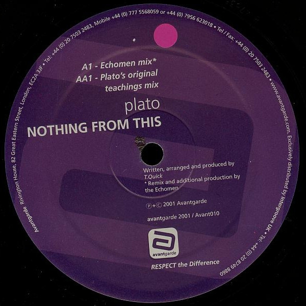 The music release of Plato, Nothing From This