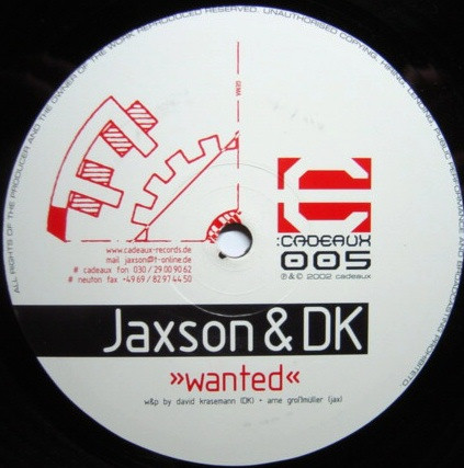 The music release of Jaxson (2), Dave DK, Wanted