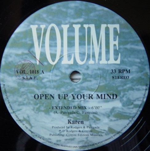 The music release of Karen, Open Up Your Mind