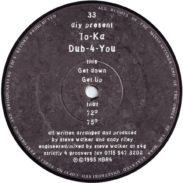 The music release of To-Ka, Dub-4-You