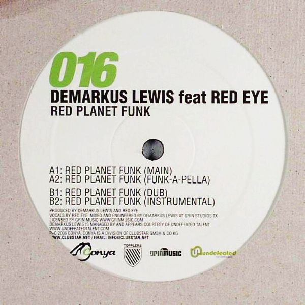 The music release of Demarkus Lewis, Red Planet Funk