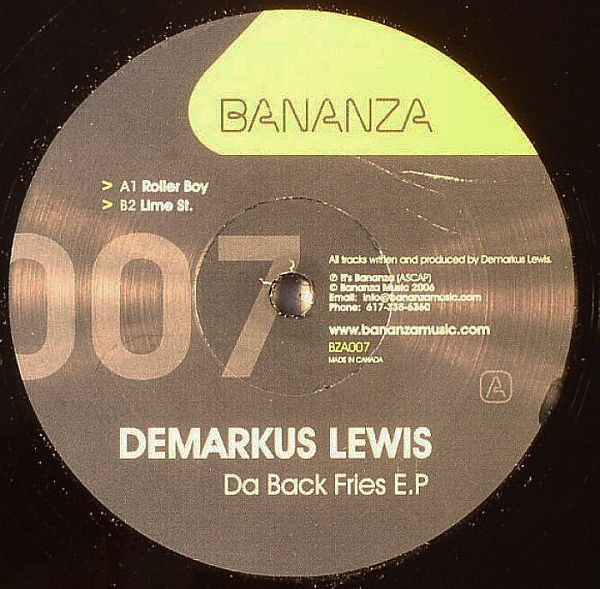 The music release of Demarkus Lewis, Da Back Fries E.P