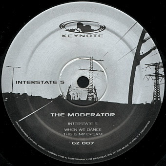 The music release of The Moderator, Interstate 5