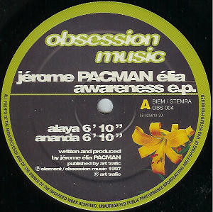 The music release of Jérôme Pacman, Awareness E.P.