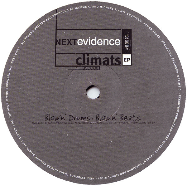 The music release of Next Evidence, Climats EP