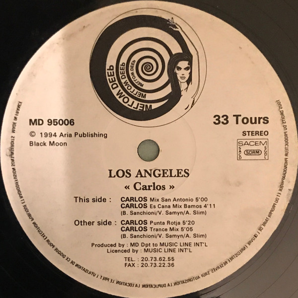 The music release of Los Angeles (2), Carlos