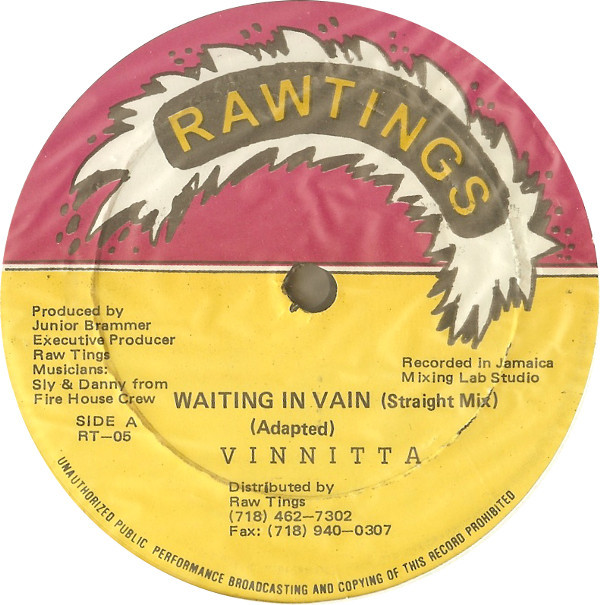 The music release of Vinnitta, Waiting In Vain