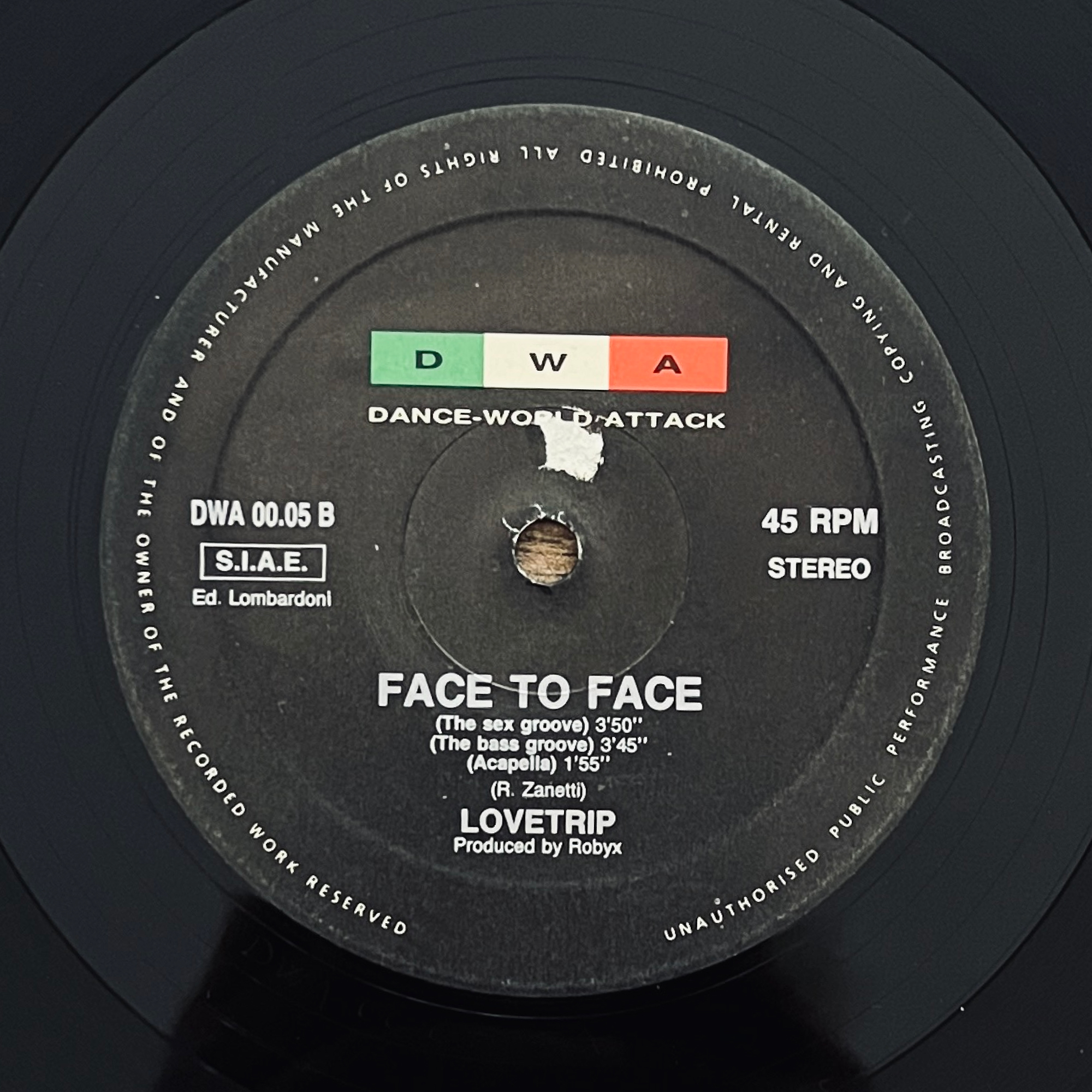 Lovetrip - Face To Face (1989)