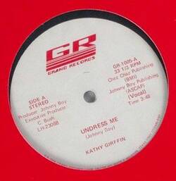 The music release of Kathy Girffin, Undress Me